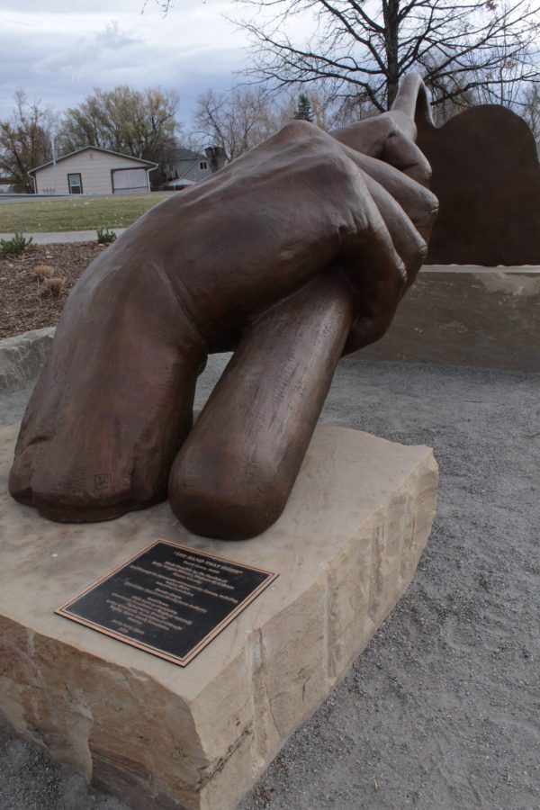 In recognition of the labor done by the Latinx community in Fort Collins, the City added an installation of a short hoe statue. Kota Babcock | The Collegian