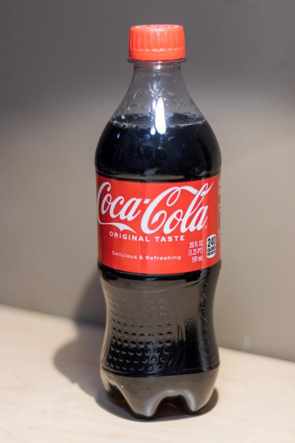 A bottle of Coca-Cola
