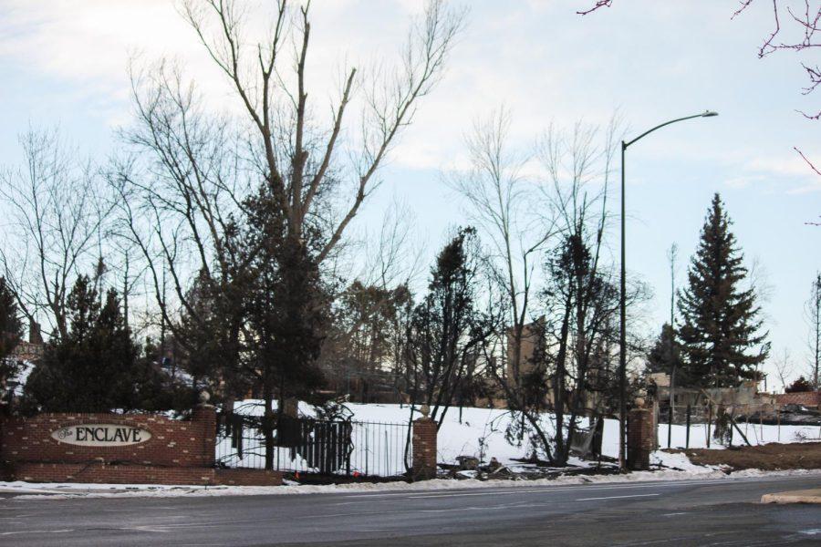 The Enclave neighborhood is reduced to rubble.