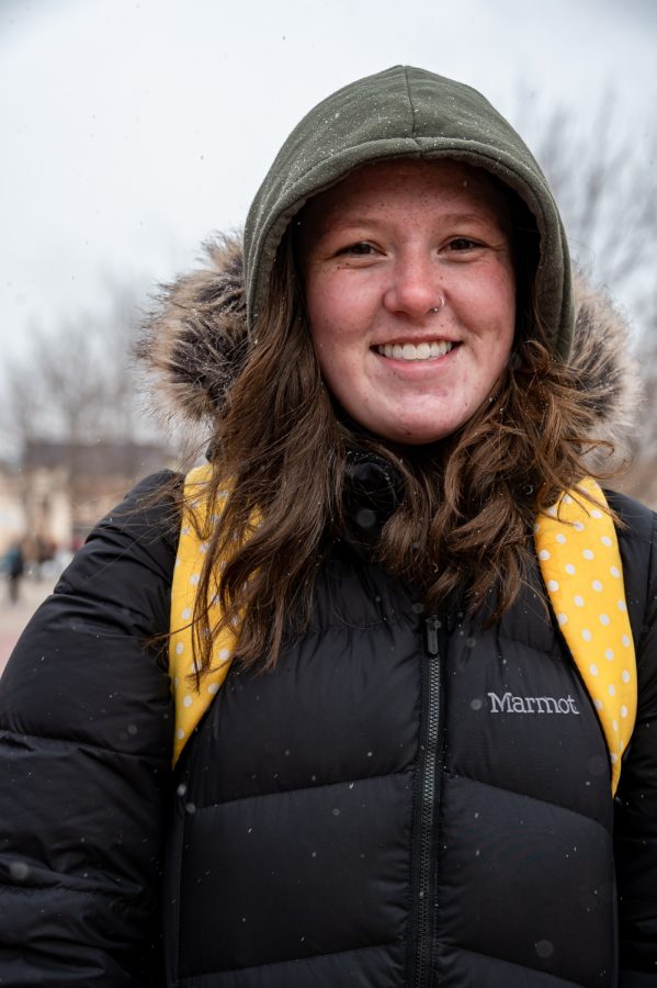 Elizebeth Lux stated on the Colorado State University plaza, "I think free speech is being able to tell everybody how you feel about certain topics, especially things that are really important to you."