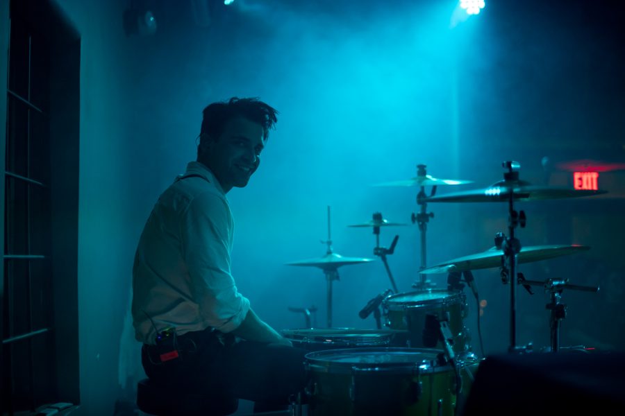 Noah Bouhadana, drummer for Call Me Karizma, plays a set at The Coast in Fort Collins Colorado Feb. 19.