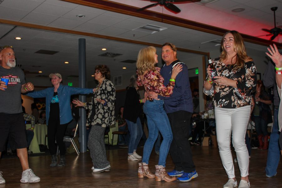 Guests filled the Elk Lodge dance floor.