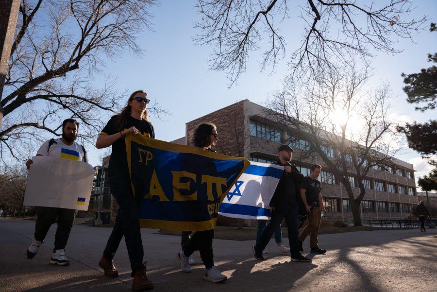 Colorado State University fraternity, Alpha Epsilon Pi, walks in remembrance of The Holocaust against Jewish peoples Mar 4. The mission of Alpha Epsilon Pi is to provide education, resources and training to the future leaders of the world’s Jewish communities.