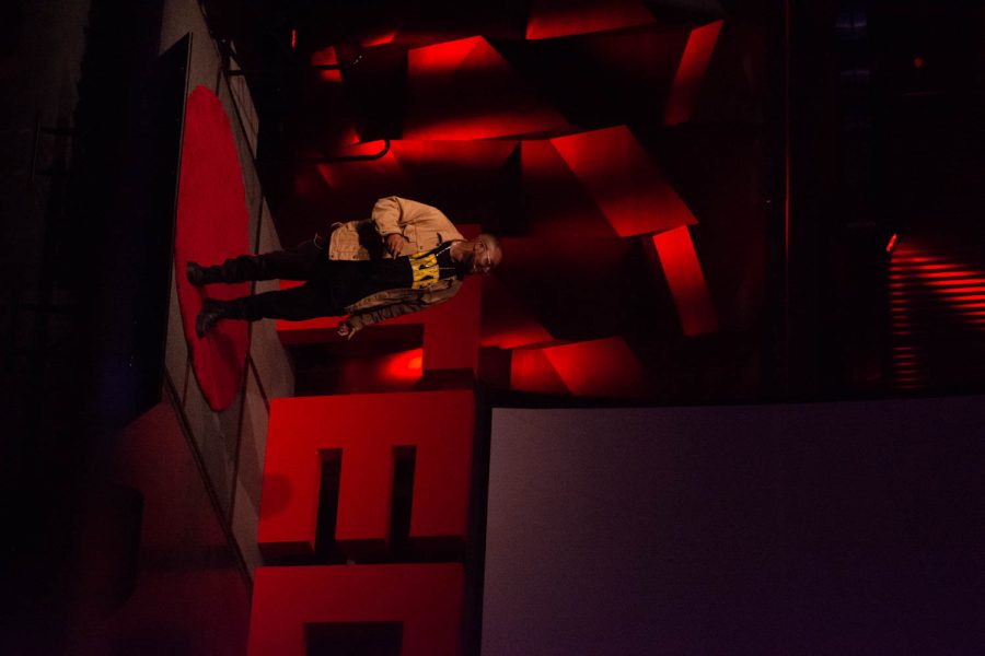 Kent Washington III former CSU student steps up as a powerful speaker at the TedxCSU event in the Lory Student Center Mar. 5, 2022.