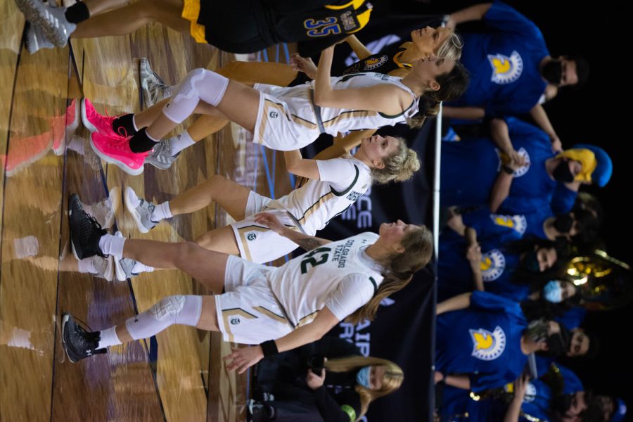Colorado State University play against San Jose Spartans during the first game of the Mountain West Tournament Mar. 6, 2022