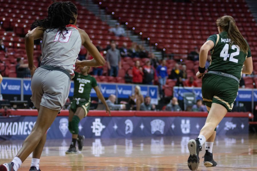 Colorado State Rams take on the New Mexico Lobos during the semifinals womens Mountain West tournament in Las Vegas, NV Mar. 8, 2022.