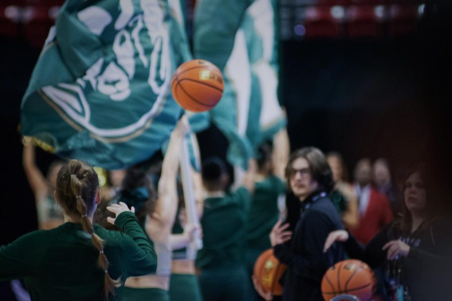 Colorado State University Rams play the UNLV rebels in the mountain west championship game in Las Vegas NV Mar. 9, 2022.