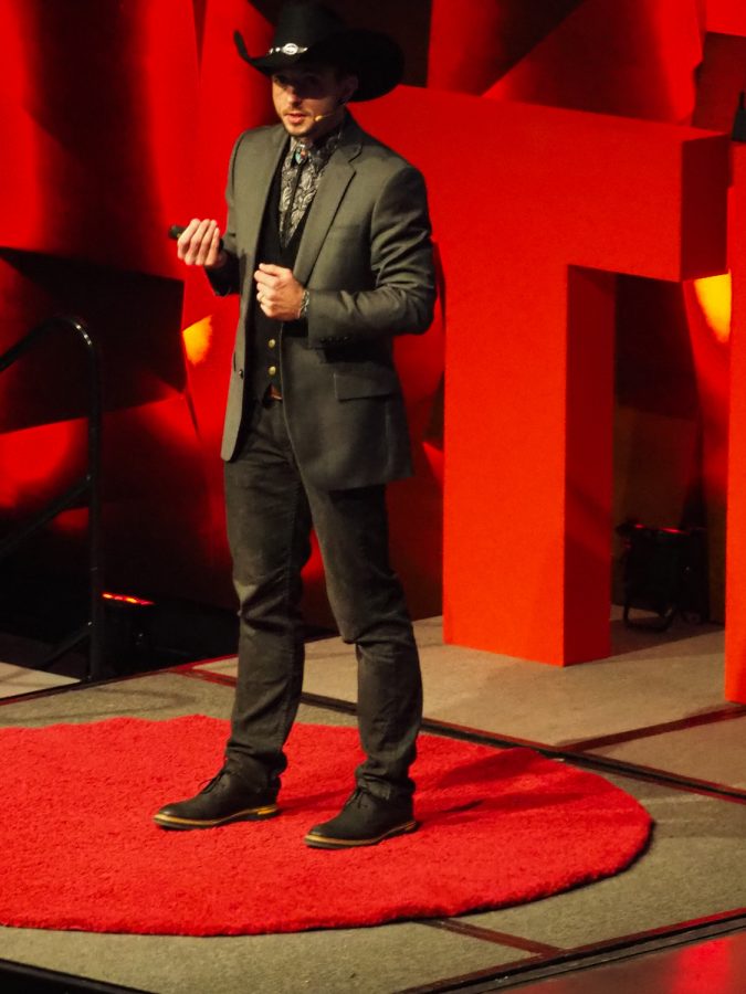 Colorado State alumni Cei Lambert speaks about identity affirmation at TEDxCSU March 5, 2022.