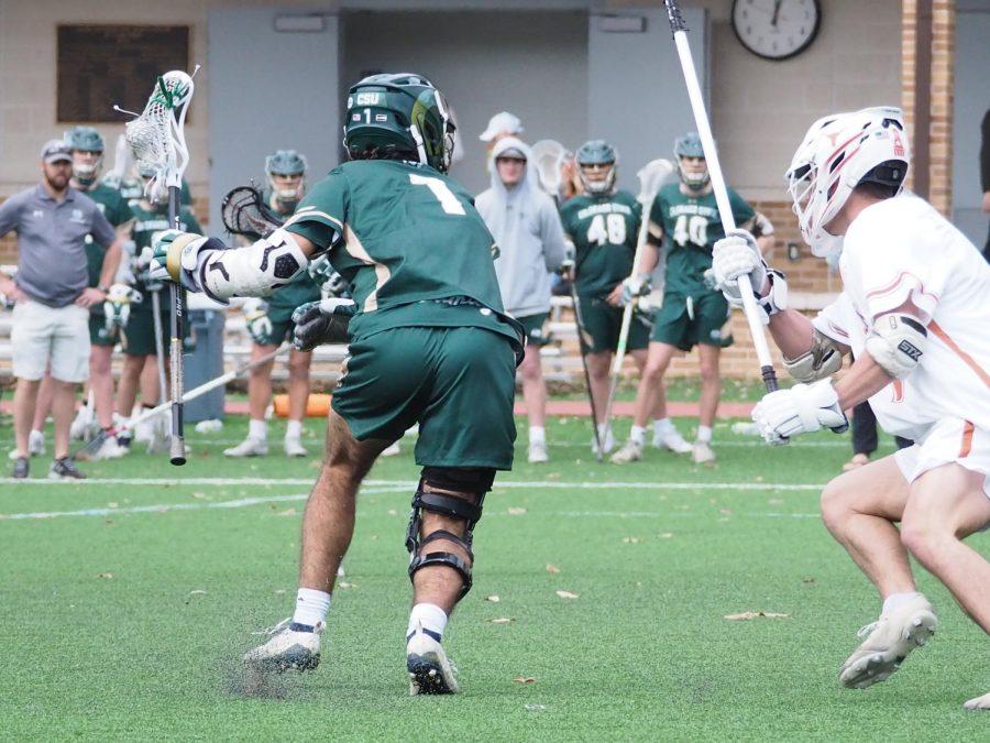 Colorado State Attack Cade Ebbers (1) looks to pass the ball to a teammate March 13, 2022.