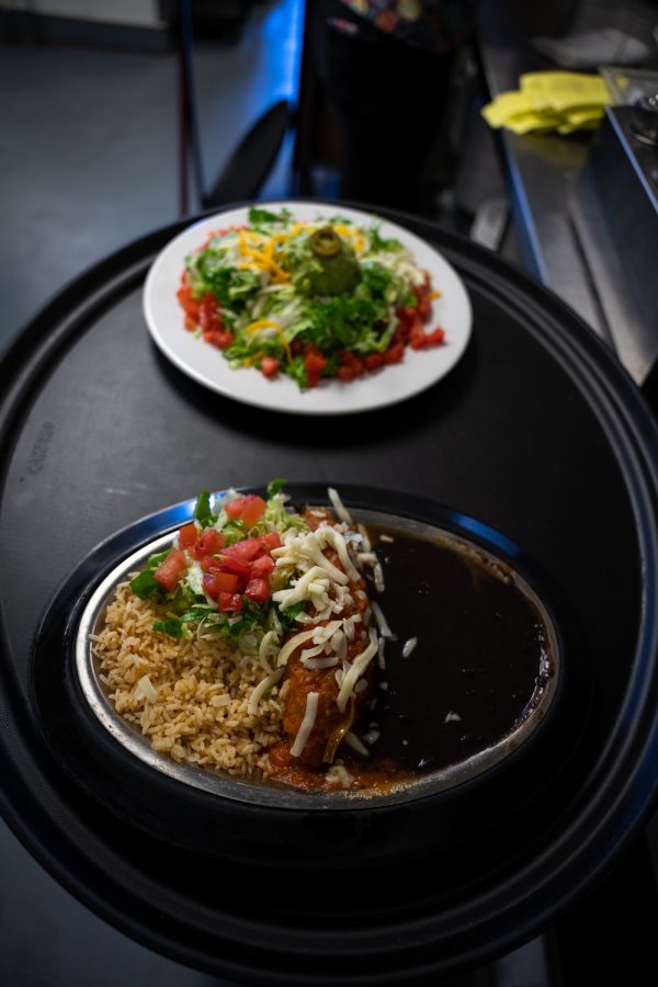 Food being prepared to be served at Rio Grande Mexican Restaurant located at 149 West Mountain Street, Fort Collins, Colorado Apr 2.