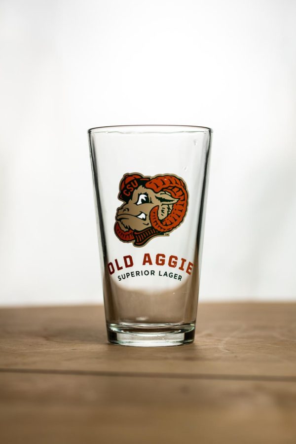 A New Belgium Brewing Old Aggie pint glass
