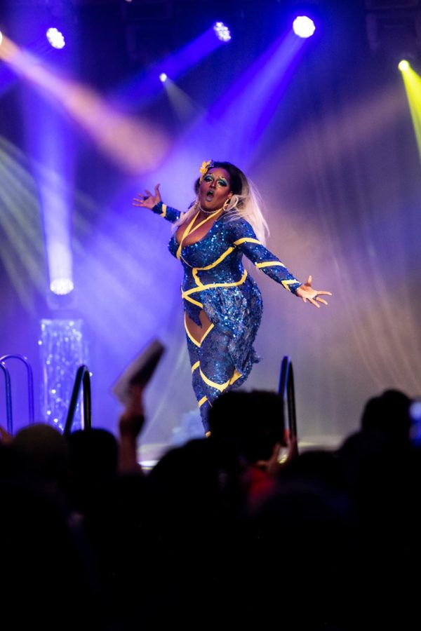 Coco Bardot performs at the annual Colorado State University Drag Show