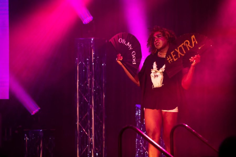 Chocolat performs at the annual Colorado State University Drag Show