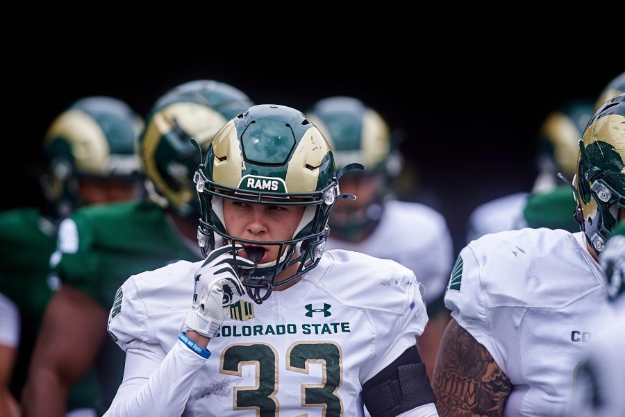 Colorado State Rams play their spring game during green and gold weekend.