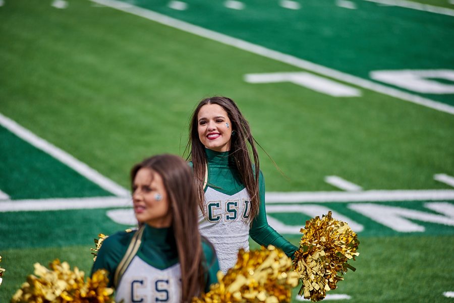 Colorado State Rams play their spring game during green and gold weekend.