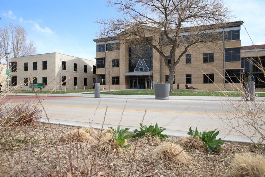 The Nutrient Agricultural Sciences Building is pictured in the location that Shepardson use to stand on the Colorado State University campus April 5.