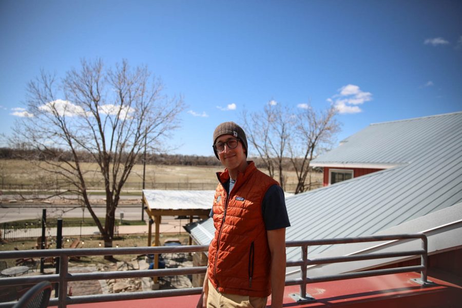 Technical Director and Colorado State University alumni Eli Kolodny poses for a portrait on a balcony at Odell Brewing Company April 6. Kolodny has worked for Odell for 12 years.