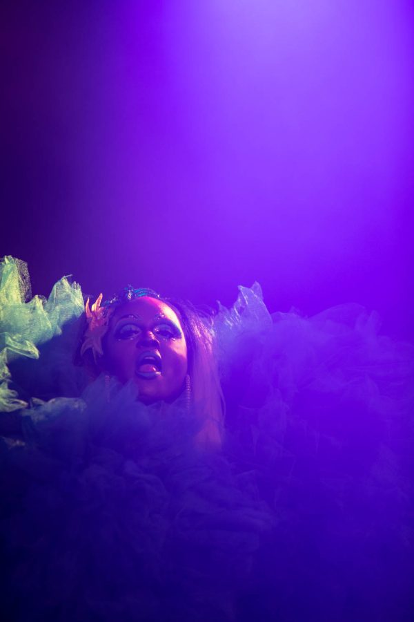 Coco Bardot performs on stage during the Drag Show: Resurrection April 16.