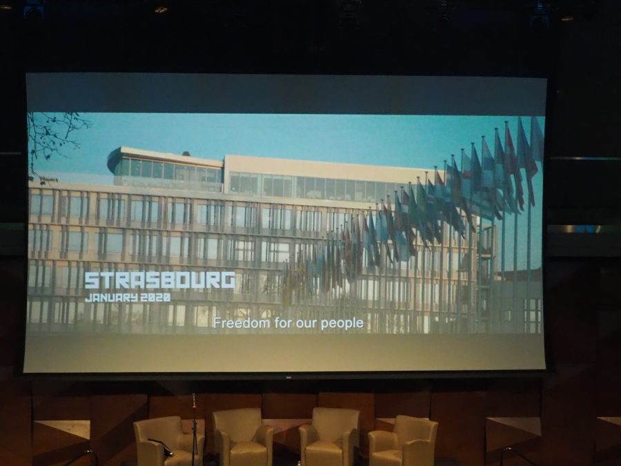 A frame from the film "The Caviar connection: How to Buy Democracy" directed by Benoit Bringer in 2021 playing at the Lory Student Center Theatre March 31, 2022.