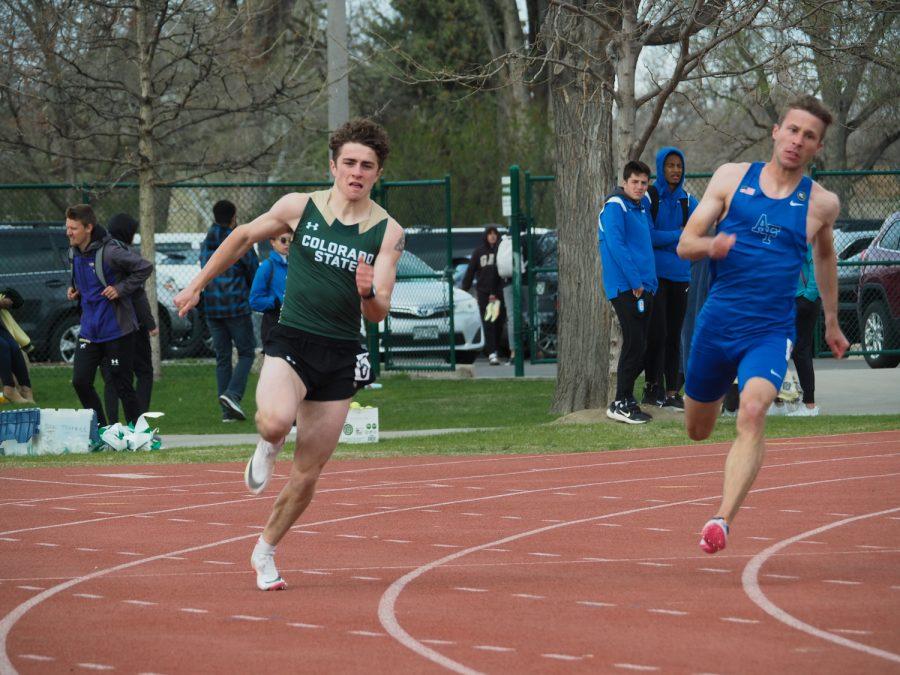 Colorado+State+freshmen+Kyle+Dempsey+competes+in+the+Mens+200+meter+sprint+at+the+Jack+Christiansen+Invitational+April+23.