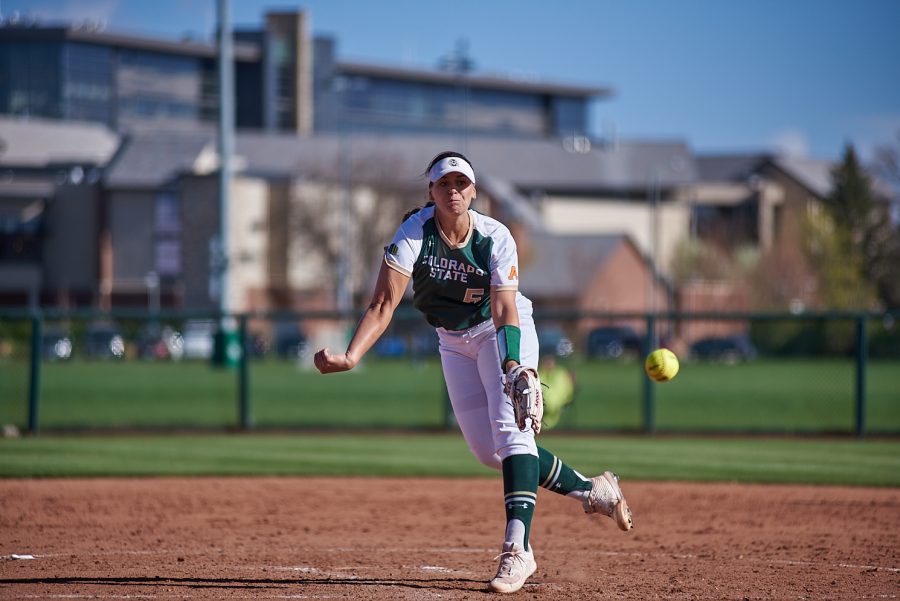 Sophomore, Sydnew Hornbuckle, pitches. Her searon ERA is 3.08. Colorado state rams play against UNR on Friday, April 29. Colorado state won their first game of the 3 part series 16-4