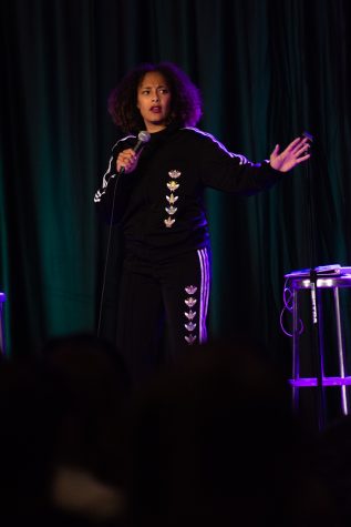 Stand-up comedian Amanda Seales perfoms at the Lory Student Centr April 30, 2022.