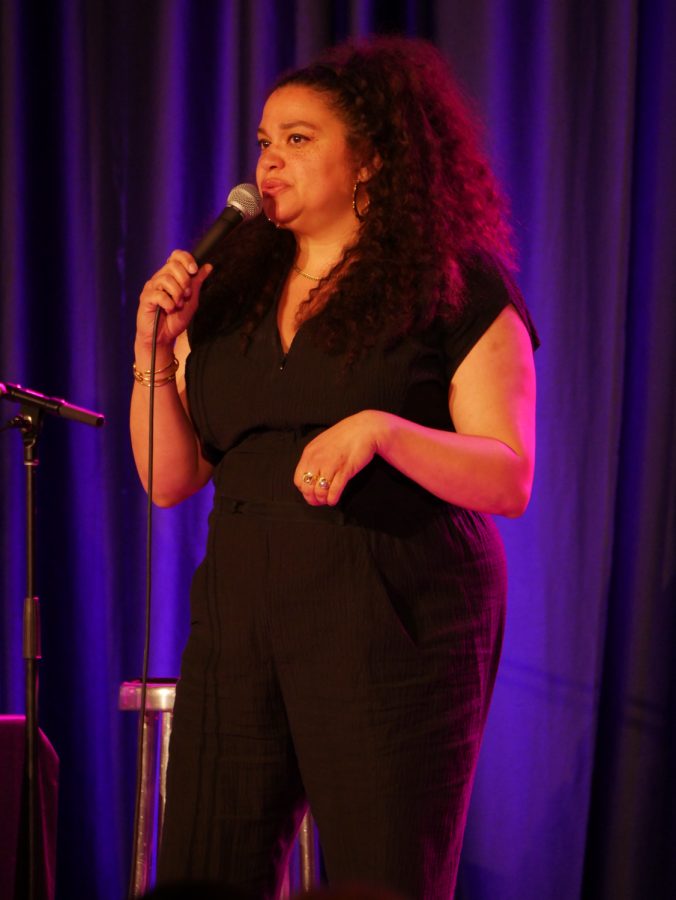 Stand up comedian Michelle Buteau performs at the Lory Student Center Grand Ballroom April 30.