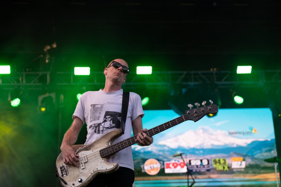 Cold War Kids bassist Matt Maust performs as the headliner for day one of Taste of Fort Collins Music Festival