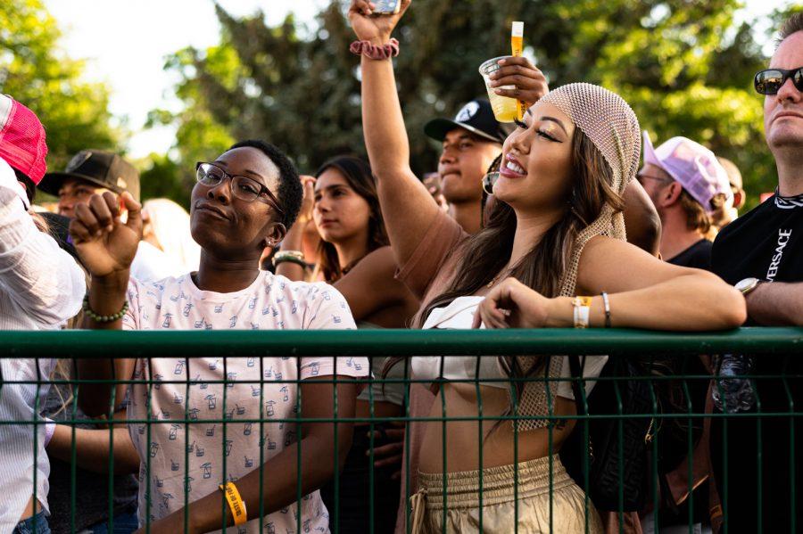 Taste of Fort Collins music festival goers enjoy the day two headliner T.I.