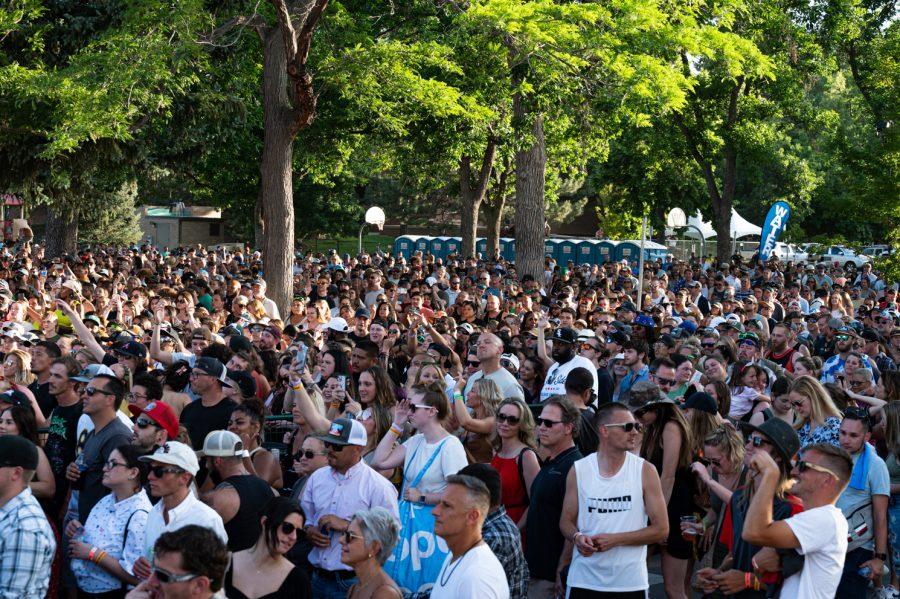 Taste of Fort Collins music festival goers enjoy the day two headliner T.I.