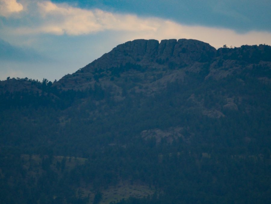 Horsetooth rock's peak July 26.