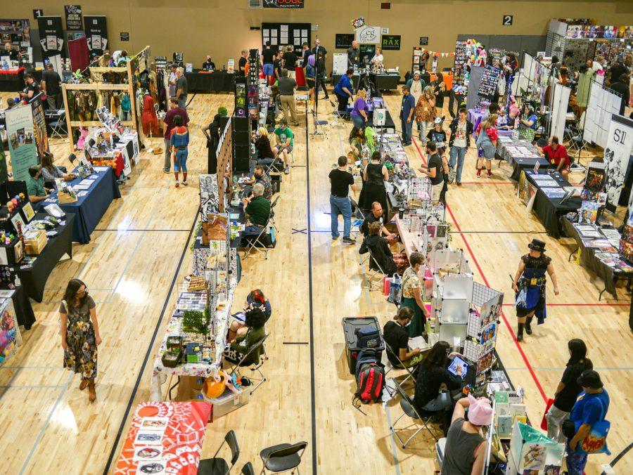 Members of the Fort Collins community shop at vendors at the Fort Collins Comic Con