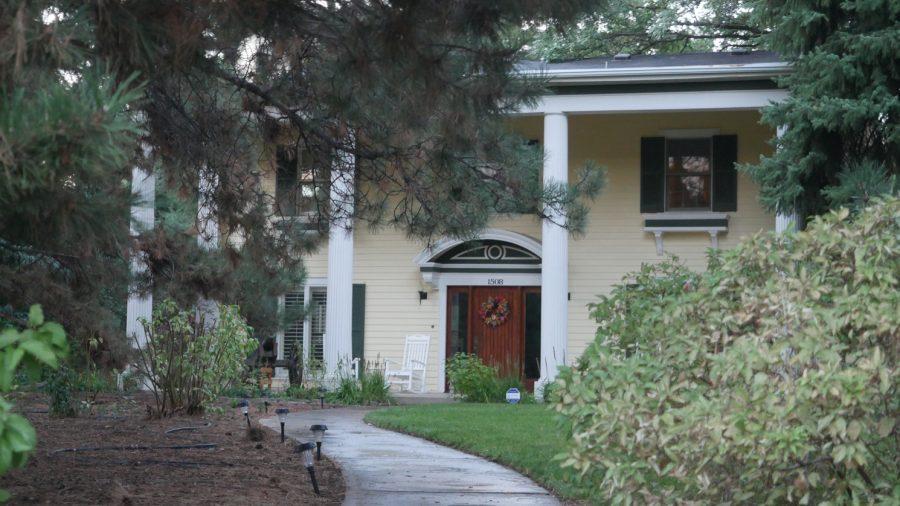 The exterior of the Shaw House