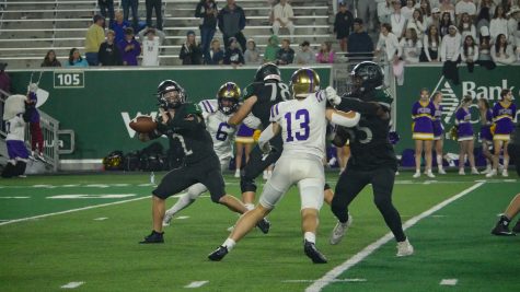 Fossil Ridge quarterback Colton Pawlak throws the ball Sept 30.