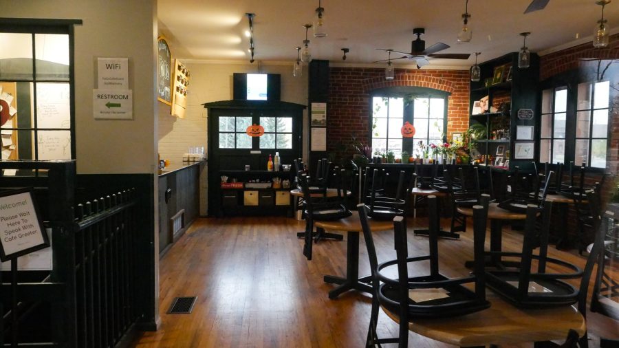 The dining room of the FoCo Cafe Oct 23