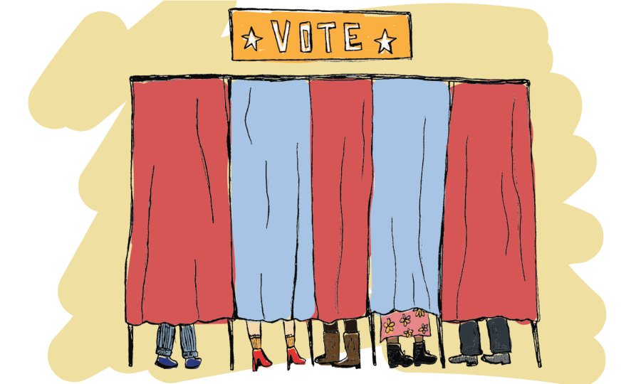 CLeline-voting booths