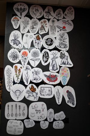 Some flash and other artwork available from Krista Bratvold at Witch of The West Tattoo