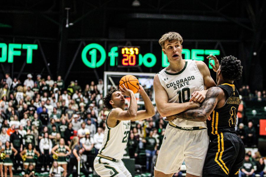 Colorado State guard Isaiah Rivera pulls up for three vs the Southeastern Louisiana Lions Nov 11