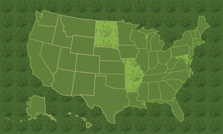 5 states trying to legalize recreational cannabis Nov. 8