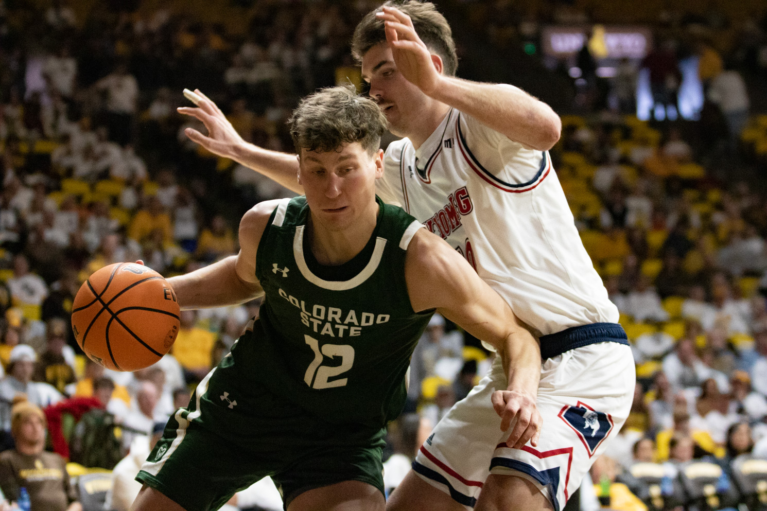 Colorado State Rams Patrick Cartier Green College Basketball