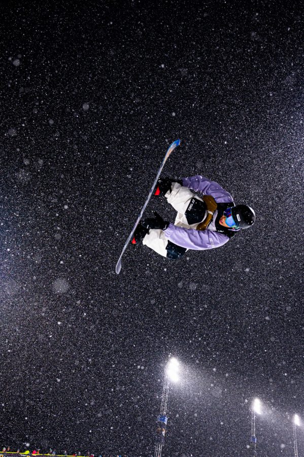 Yuto Totsuka during the Monster Energy Mens Snowboard SuperPipe at X Games Aspen Jan. 27.