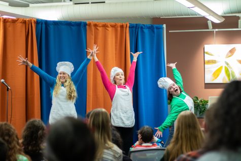 Three performers at the Fort Collins Book Fest Feb. 3.