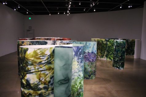 The Lincoln Centers newest art installation, A Place Remembered and Imagined is displayed in the art gallery