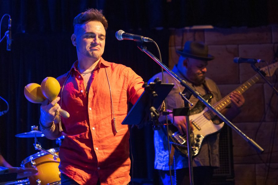 Juan Pablo Casillas and Ruben Alonzo of Fort Collins-based band Persuasion perform No one to Depend On at Avogadros Number Feb. 11.  Casillas was previously the lead singer of Los Angeles-based boyband Los 5 and has competed on American Idol, while Alonzo also performs in Salsa Forte Latin Collective.