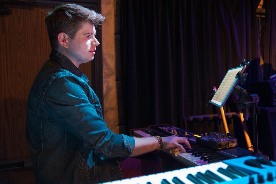 Dawson ODowd of Fort Collins-based band Persuasion performs The House Is Rockin at Avogadros Number Feb. 11. In addition to Persuasion, ODowd works as a private piano instructor and a freelance pianist/keyboardist.