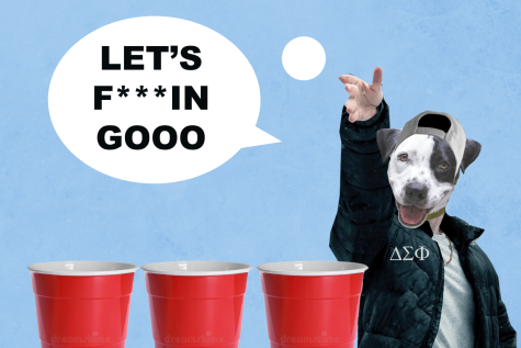 April Fools: Frat pup reveals all about being raised by the boys
