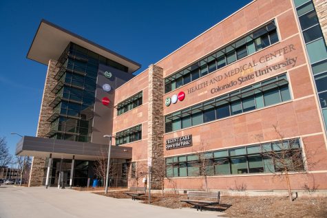 The Colorado State University Health and Medical Center located on the corner of West Prospect Road and College Avenue in Fort Collins April 11.