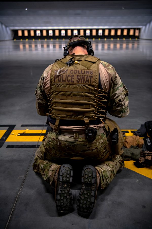 Sgt. Mike Avrech of the Fort Collins Police Services SWAT team participates in the monthly SWAT sniper qualification at the Northern Colorado Law Enforcement Training Center Sept. 27, 2022.