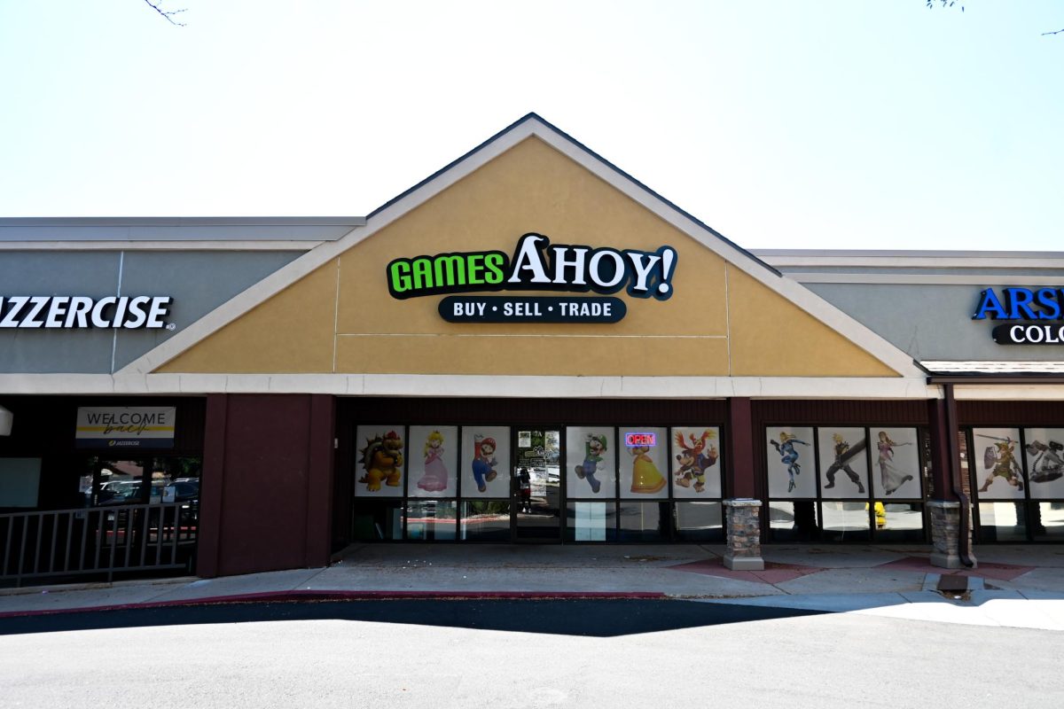 Games Ahoy, Buy, Sell, Trade gaming store located on South College Ave, Fort Collins, Colorado, Aug 21.
