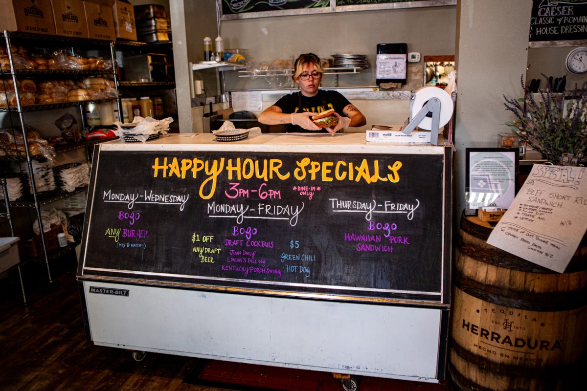 Happy+hour+has+many+options+for+a+bargain+at+Choice+City+Butcher+Aug.+28.+The+shop+is+located+at+104+West+Olive+Street+in+Old+Town.